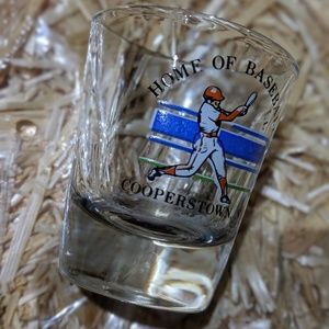Cooperstown Baseball Hall of Fame Shot Glass